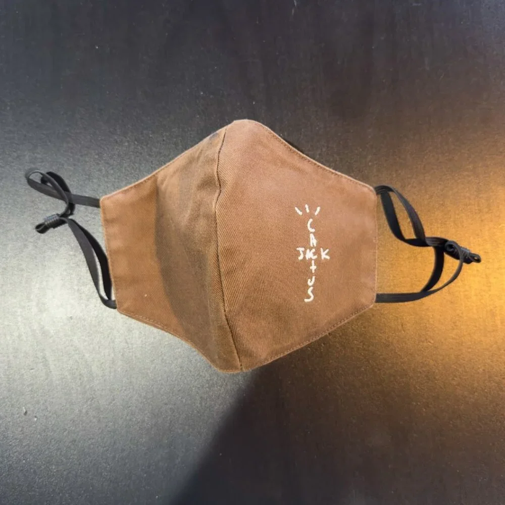Travis Scott Cactus Jack Brown Face Mask